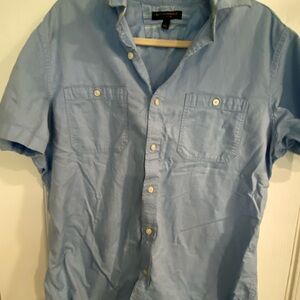 Banana Republic Light Blue Casual Button Down Shirt
